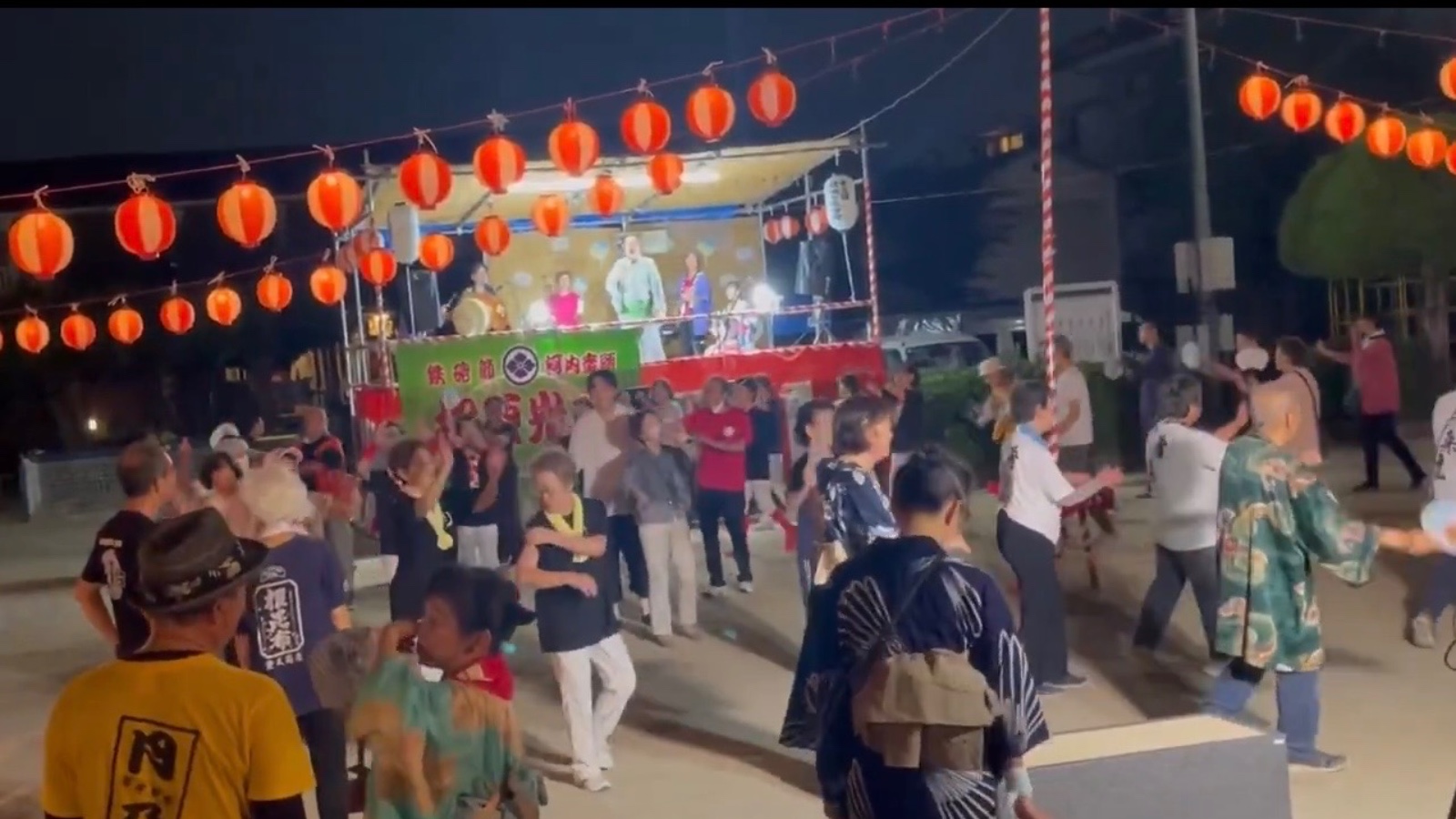 花園東町公園盆踊りの告知画像